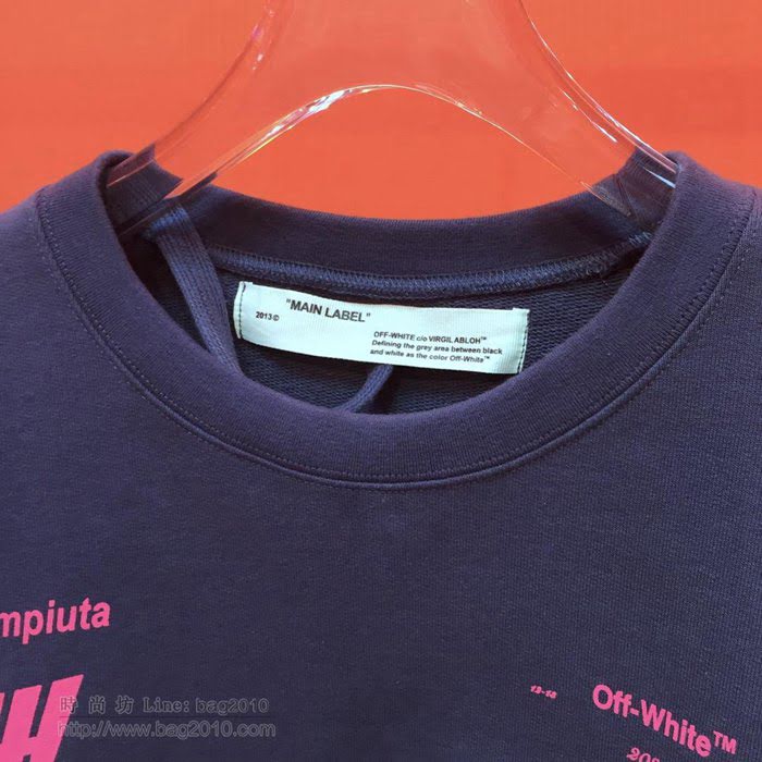 OffWhite男裝 19-20FW新款 最高品質 off男士圓領男衛衣 男士秋季新款單品  tzy2345